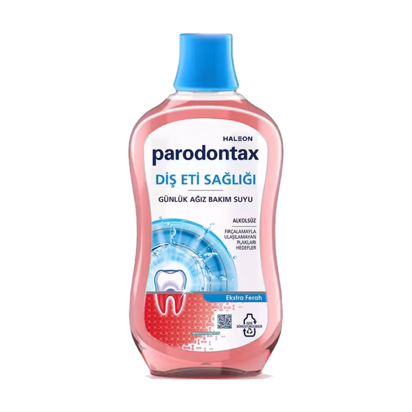 دهان شویه پارودونتکس Parodontax Daily Gum Care Mouthwash برای سلامت لثه، کاهش پلاک و بوی بد دهان