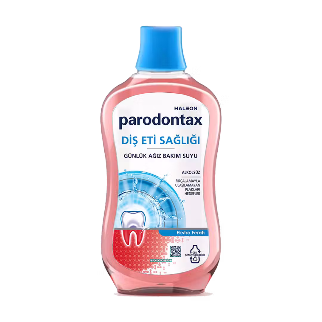 دهان شویه پارودونتکس Parodontax Daily Gum Care Mouthwash برای سلامت لثه، کاهش پلاک و بوی بد دهان