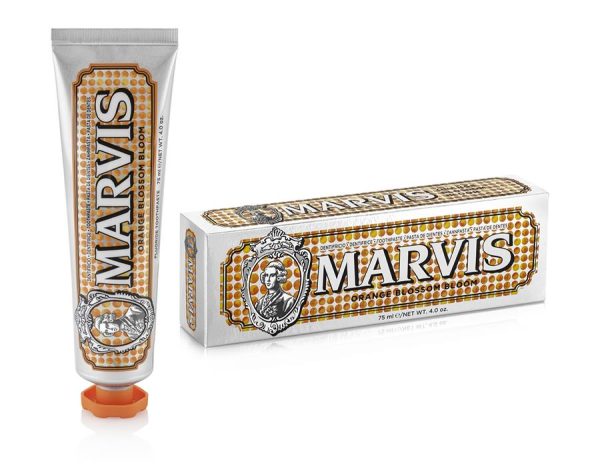 خمیردندان Marvis Orange Blossom با طعم شکوفه پرتقال و نعناع 75 میلی‌لیتر