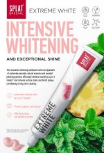 خمیردندان سفیدکننده قوی SPLAT® Special Extreme White | رفع لکه‌های تیره + پولیش حرفه‌ای + White Mint | حاوی فلوراید 600ppm | 75ml - Image 4