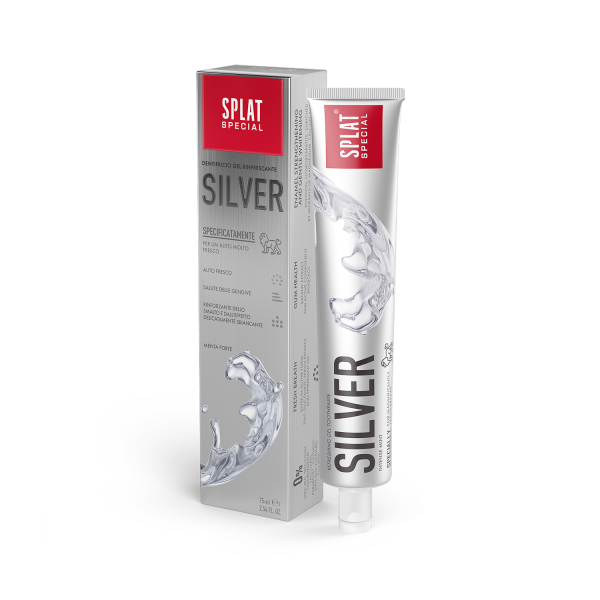خمیردندان اسپلت SPLAT Special Silver محافظت آنتی‌باکتریال و کاهش بوی بد دهان