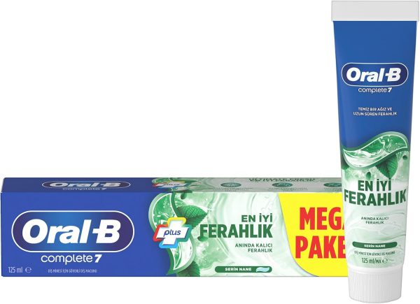 خمیردندان اورال بی Oral-B Complete 7 Extra Fresh با طعم نعناع خنک