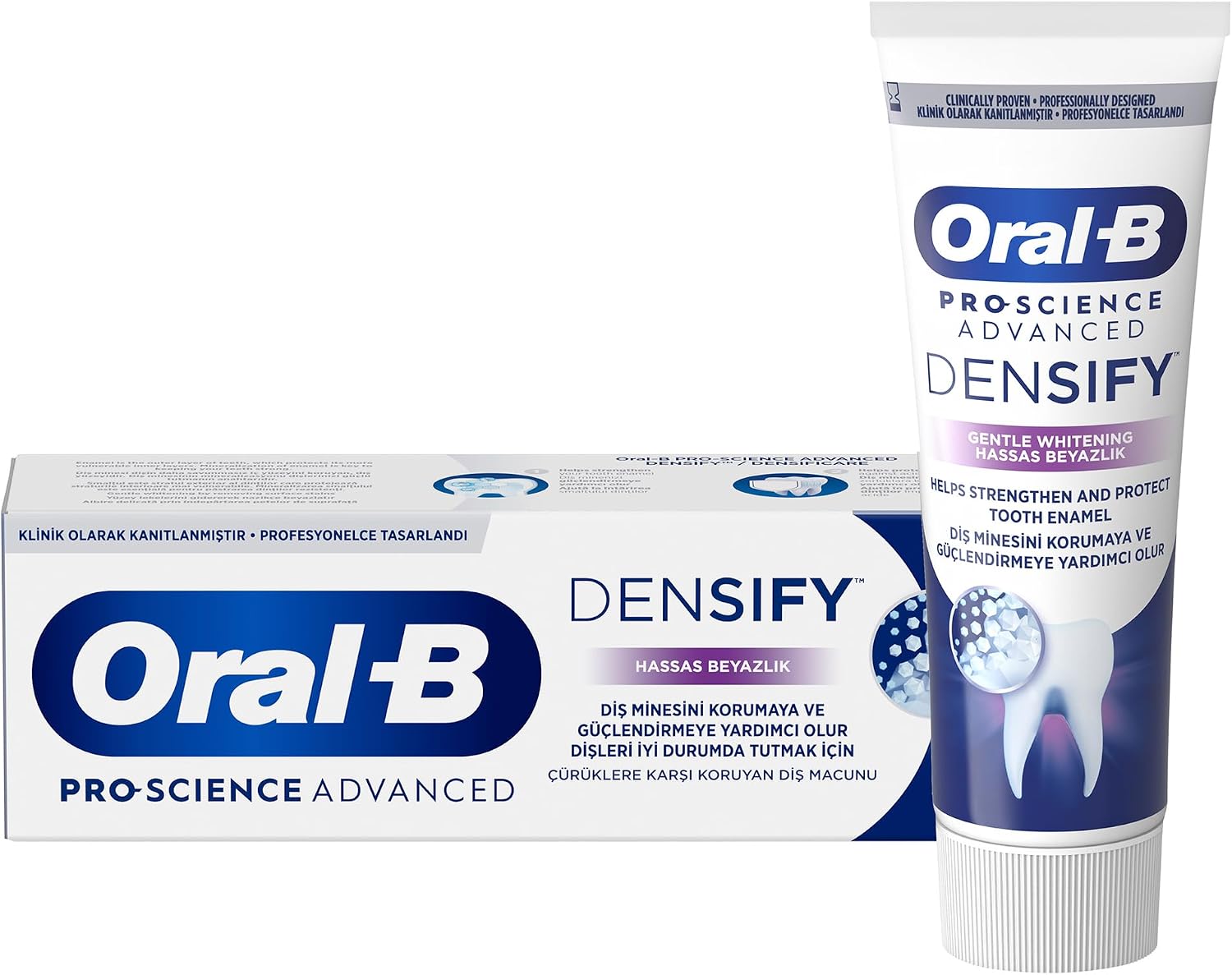 خمیردندان اورال بی Oral-B Densify Pro-Science Advanced برای تقویت تراکم مینای دندان